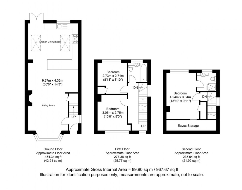 Floorplan for Winterbourne Close, Lewes, BN7