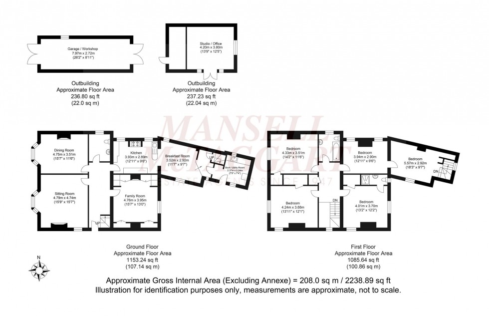 Floorplan for Brighton Road, Lower Beeding, RH13
