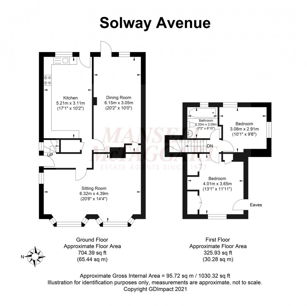 Floorplan for Solway Avenue, Brighton, BN1