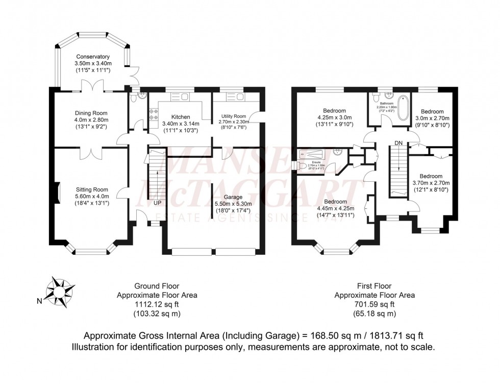 Floorplan for Pondtail Drive, Horsham, RH12