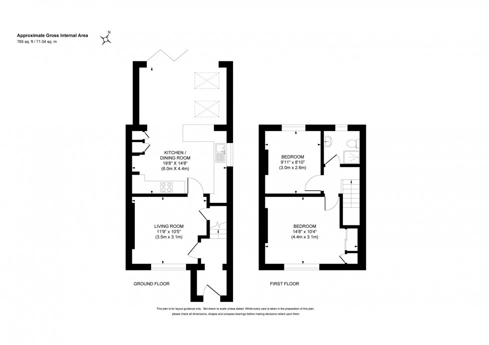 Floorplan for Lowfield Road, Haywards Heath, RH16