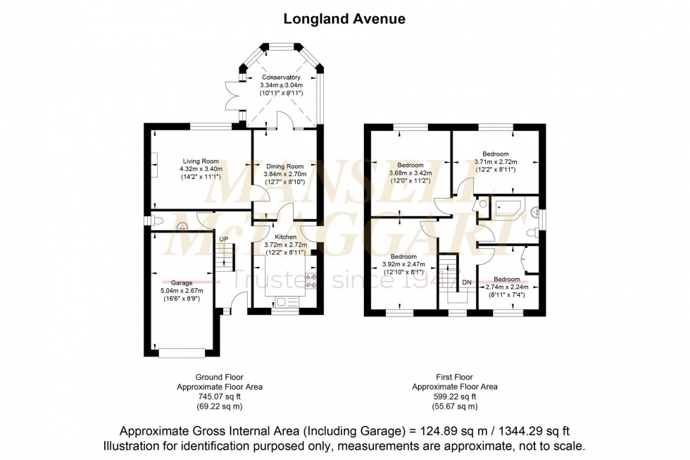 Floorplan for Longland Avenue, Storrington, RH20