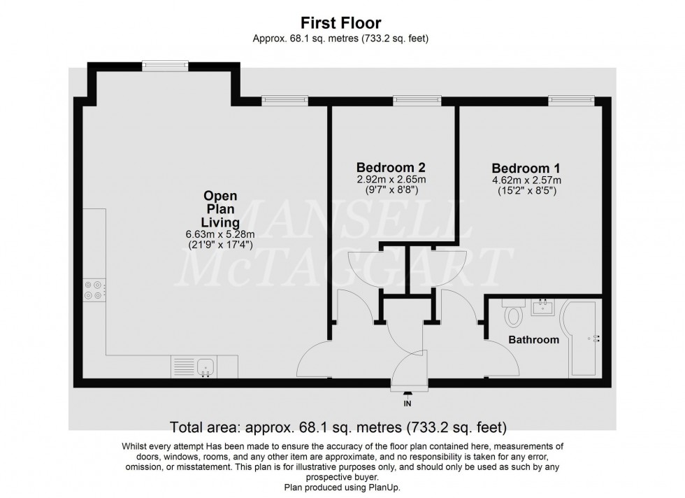 Floorplan for Little King Street, Kings Court, RH19