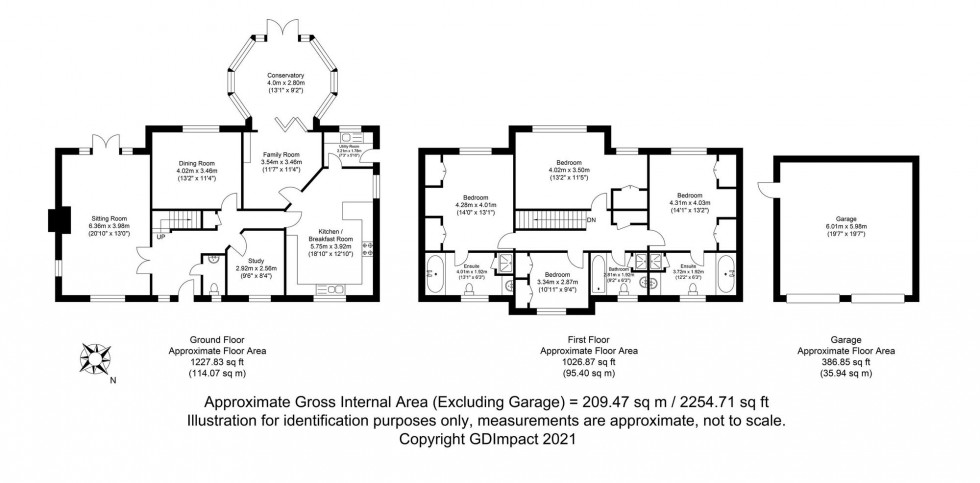 Floorplan for Pinewood Chase, Crowborough, TN6