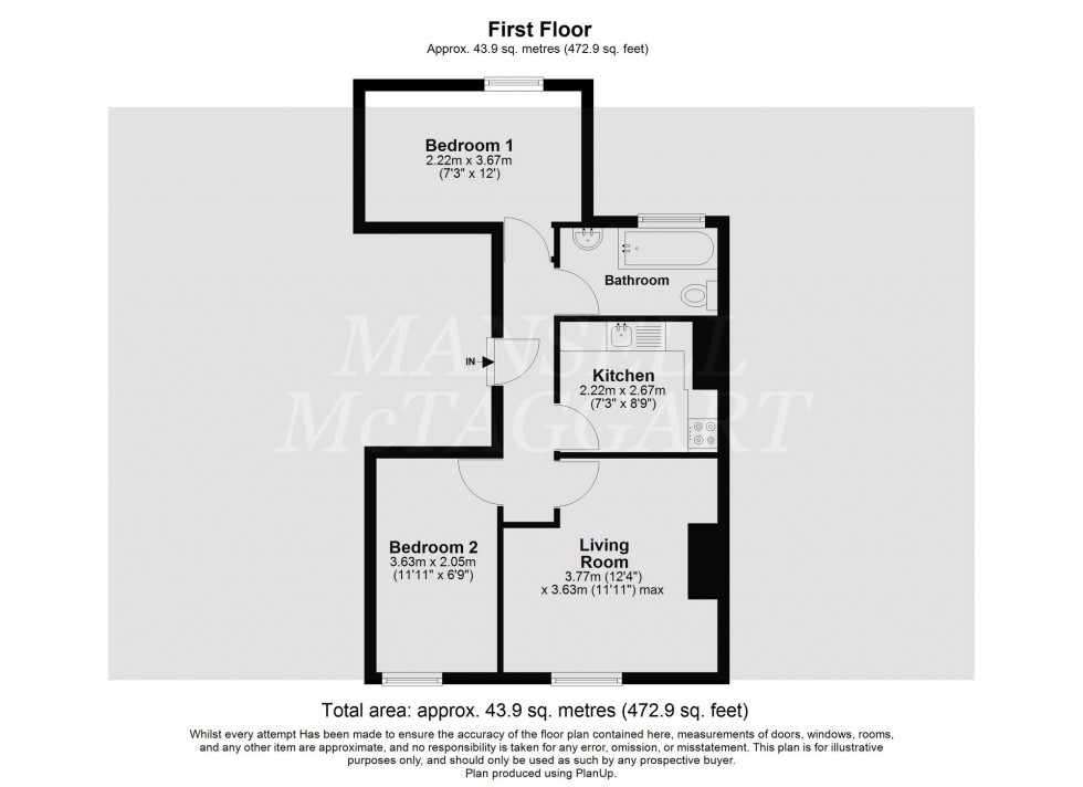 Floorplan for St. James Road, East Grinstead, RH19