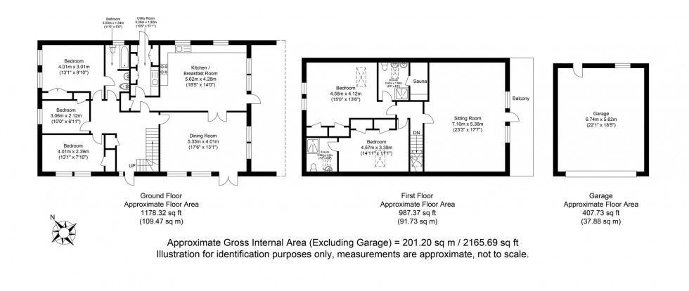 Floorplan for Kingston Road, Lewes, BN7
