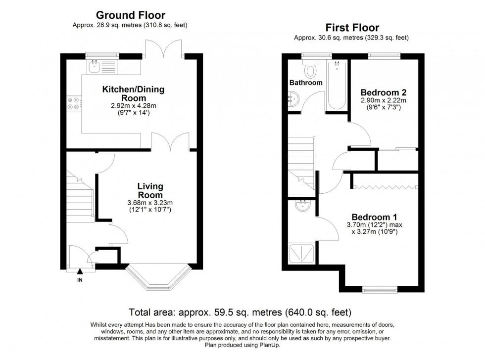 Floorplan for Brookview, Copthorne, RH10