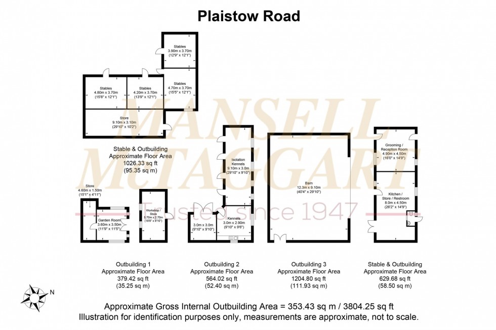 Floorplan for Plaistow Road, Dunsfold, GU8