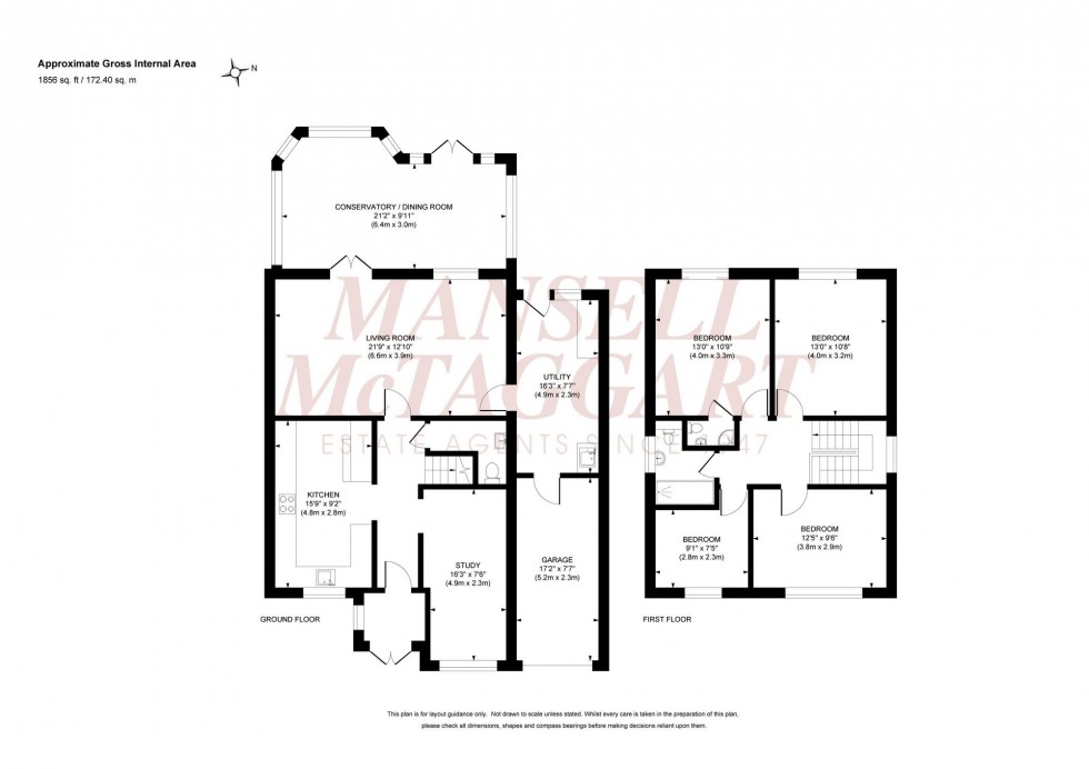 Floorplan for Pendean, Burgess Hill, RH15