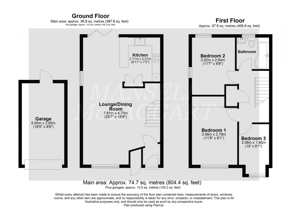 Floorplan for Balmoral, East Grinstead, RH19