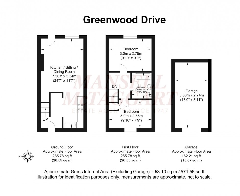 Floorplan for Greenwood Drive, Redhill, RH1