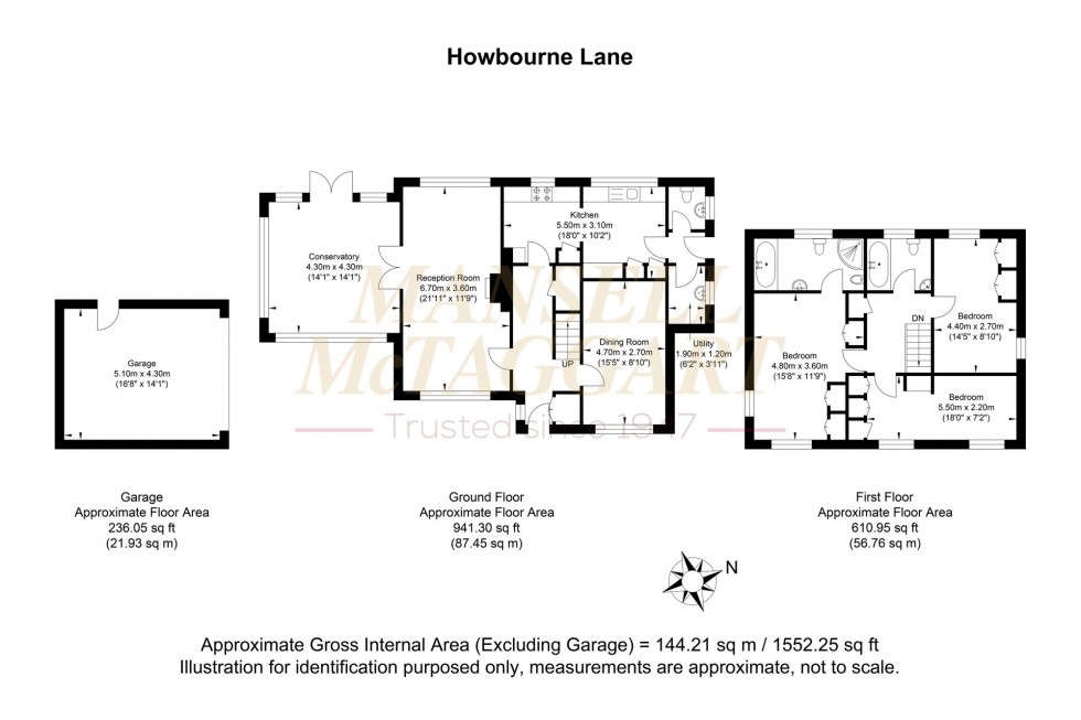Floorplan for Howbourne Lane, Buxted, TN22