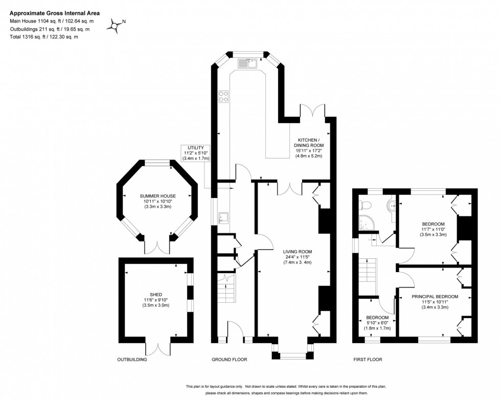 Floorplan for Orchard Close, Scaynes Hill, RH17