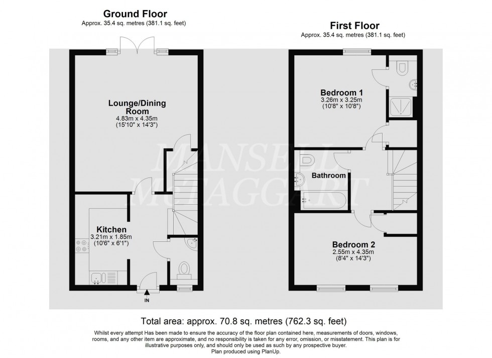 Floorplan for Sunflower Way, Crawley, RH10