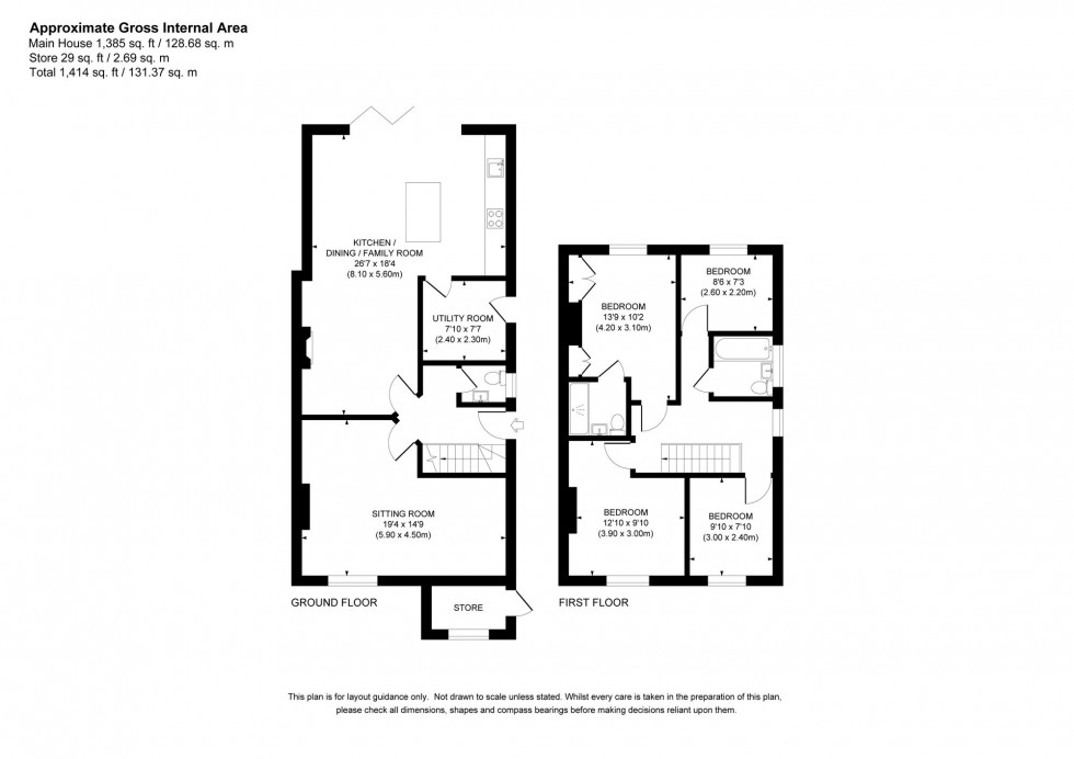 Floorplan for Ashenground Road, Haywards Heath, RH16