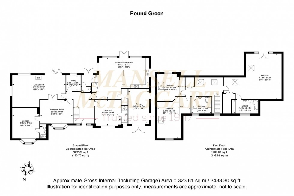 Floorplan for Pound Green, Buxted, TN22