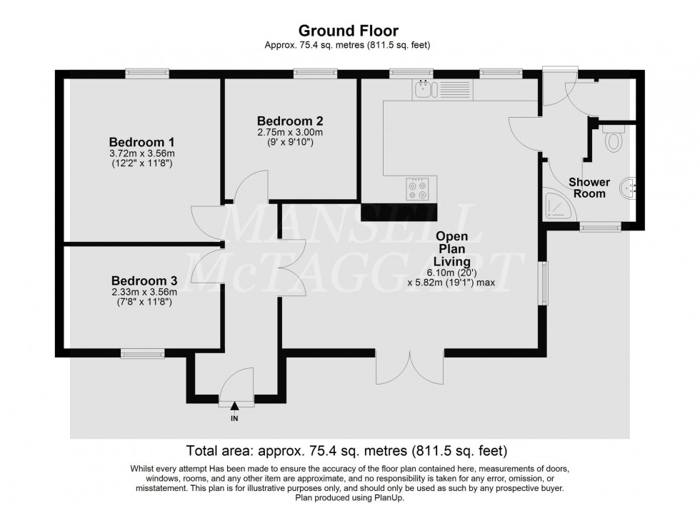 Floorplan for Hackenden Lane, East Grinstead, RH19