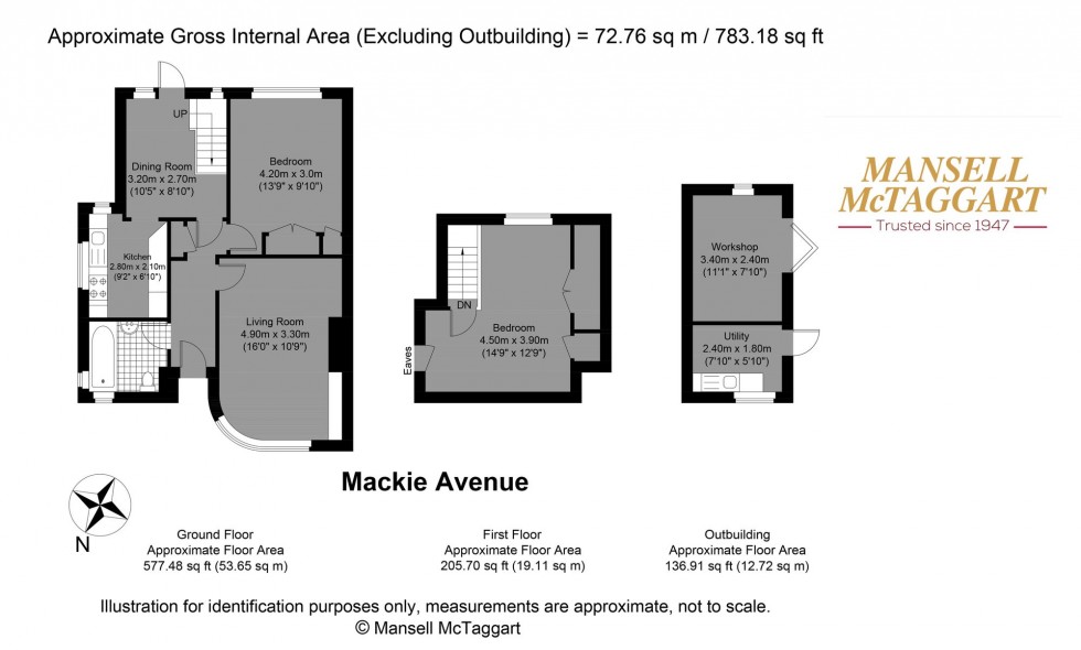Floorplan for Mackie Avenue, Brighton, BN1