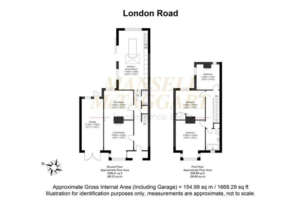 Floorplan for London Road, Balcombe, RH17