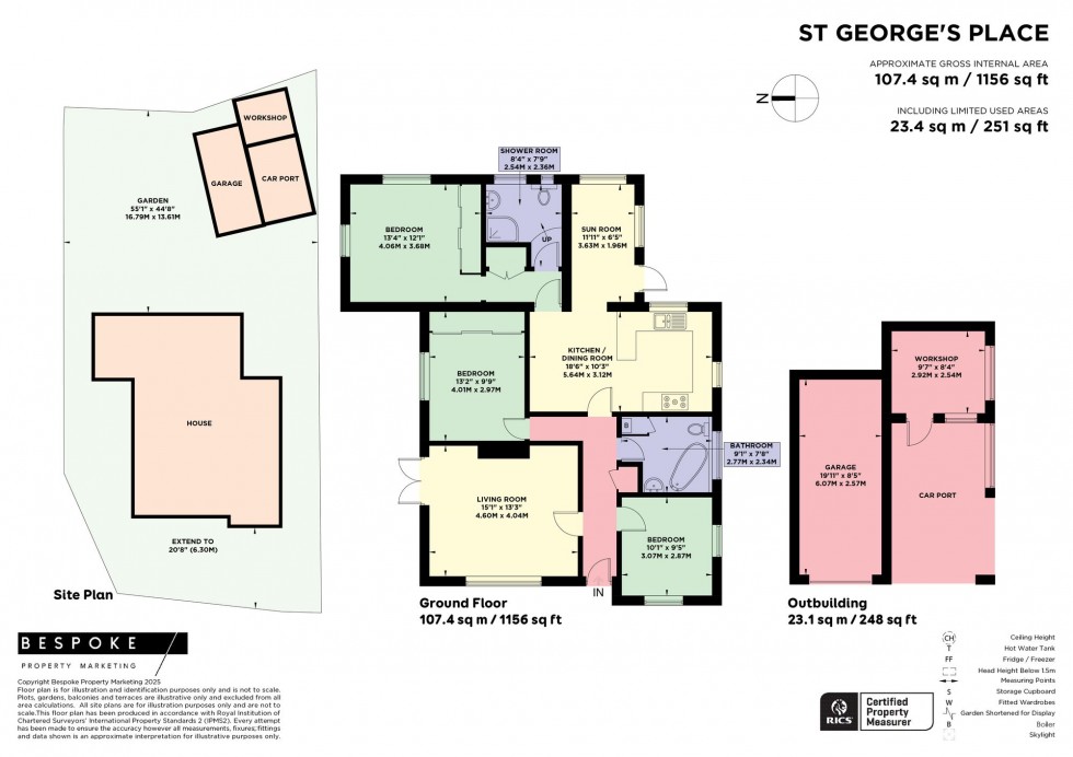 Floorplan for St. Georges Place, Hurstpierpoint, BN6