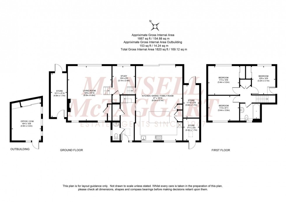 Floorplan for Keymer Gardens, Burgess Hill, RH15