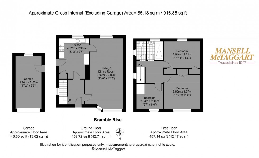 Floorplan for Bramble Rise, Brighton, BN1