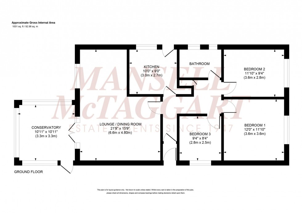 Floorplan for Oak Hall Park, Burgess Hill, RH15