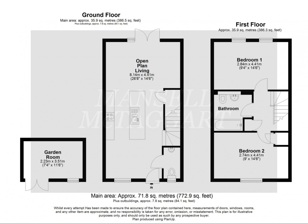 Floorplan for Bellevue Farm Road, Pease Pottage, RH11