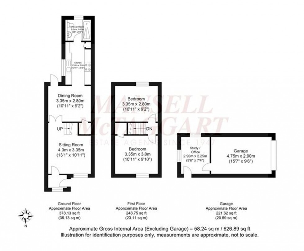Floorplan for St. Leonards Road, Horsham, RH13