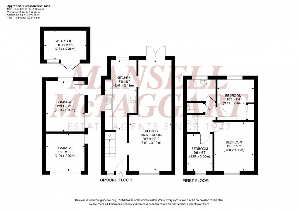 Floorplan for Orchard Way, Burgess Hill, RH15