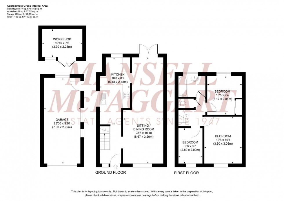 Floorplan for Orchard Way, Burgess Hill, RH15