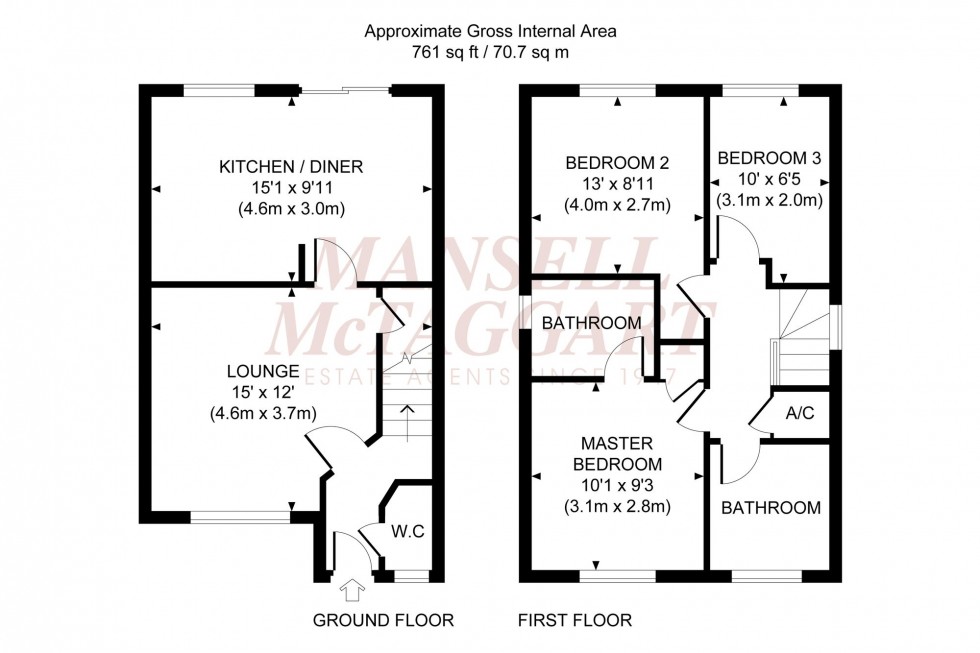 Floorplan for Coulstock Road, Burgess Hill, RH15