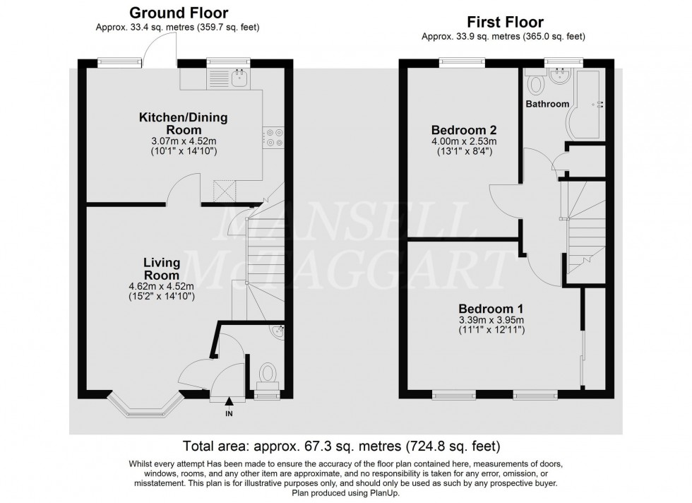 Floorplan for Penfold Road, Maidenbower, RH10