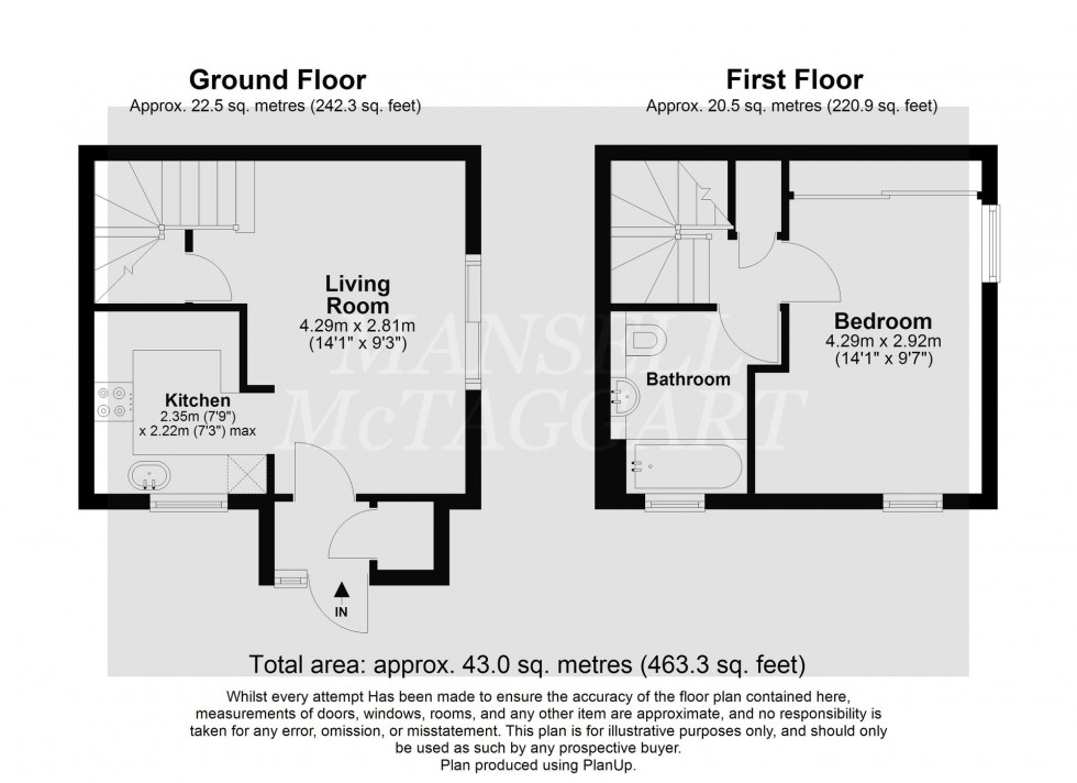 Floorplan for Leybourne Close, Crawley, RH11