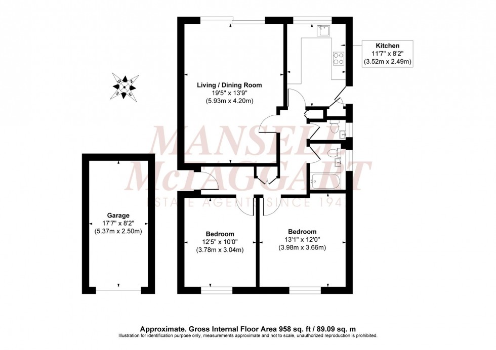 Floorplan for Bough Beeches, Burgess Hill, RH15