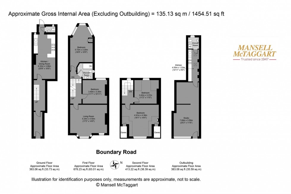 Floorplan for Boundary Road, Hove, BN3