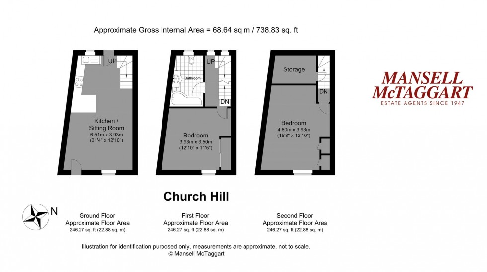 Floorplan for Church Hill, Brighton, BN1