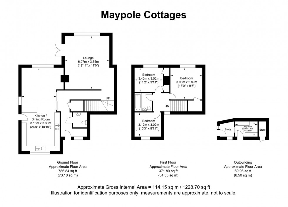Floorplan for High Hurstwood, Uckfield, TN22