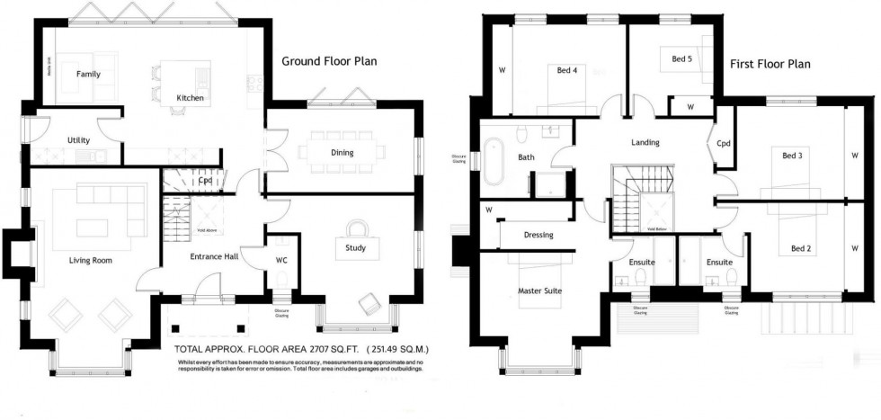 Floorplan for Maresfield Park, Maresfield, TN22