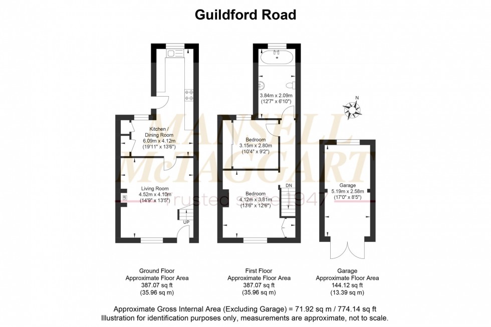 Floorplan for Guildford Road, Clemsfold, RH12