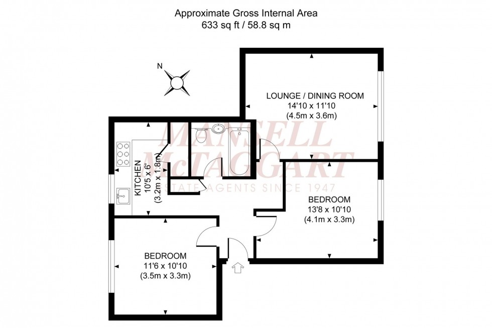 Floorplan for Park Road, Mill Park Park Road, RH15