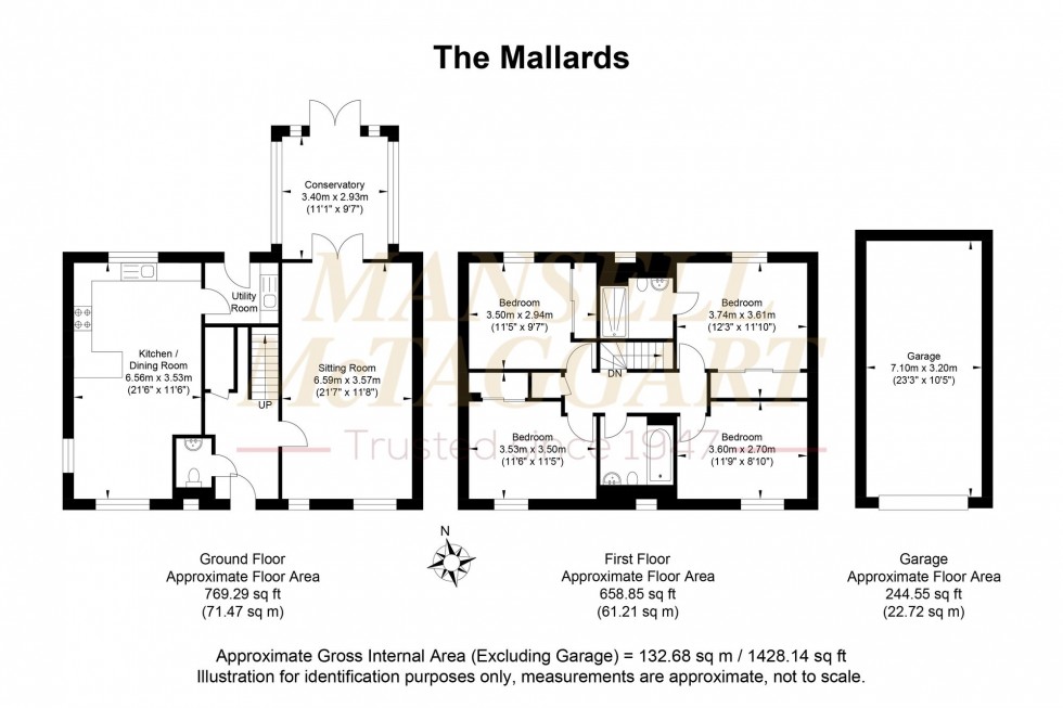Floorplan for The Mallards, Crowborough, TN6