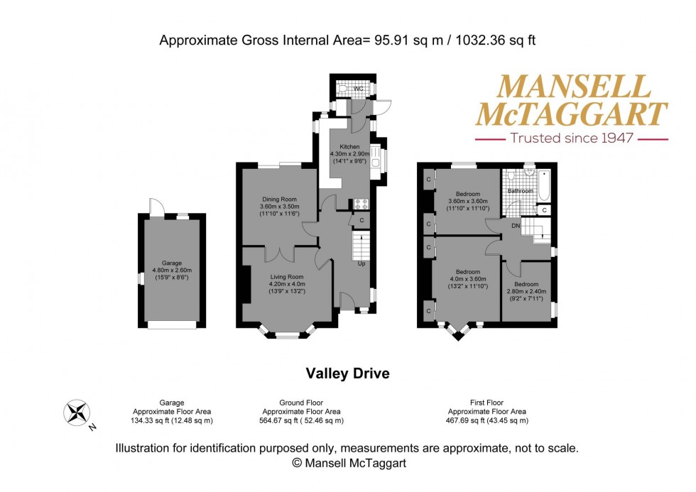 Floorplan for Valley Drive, Brighton, BN1