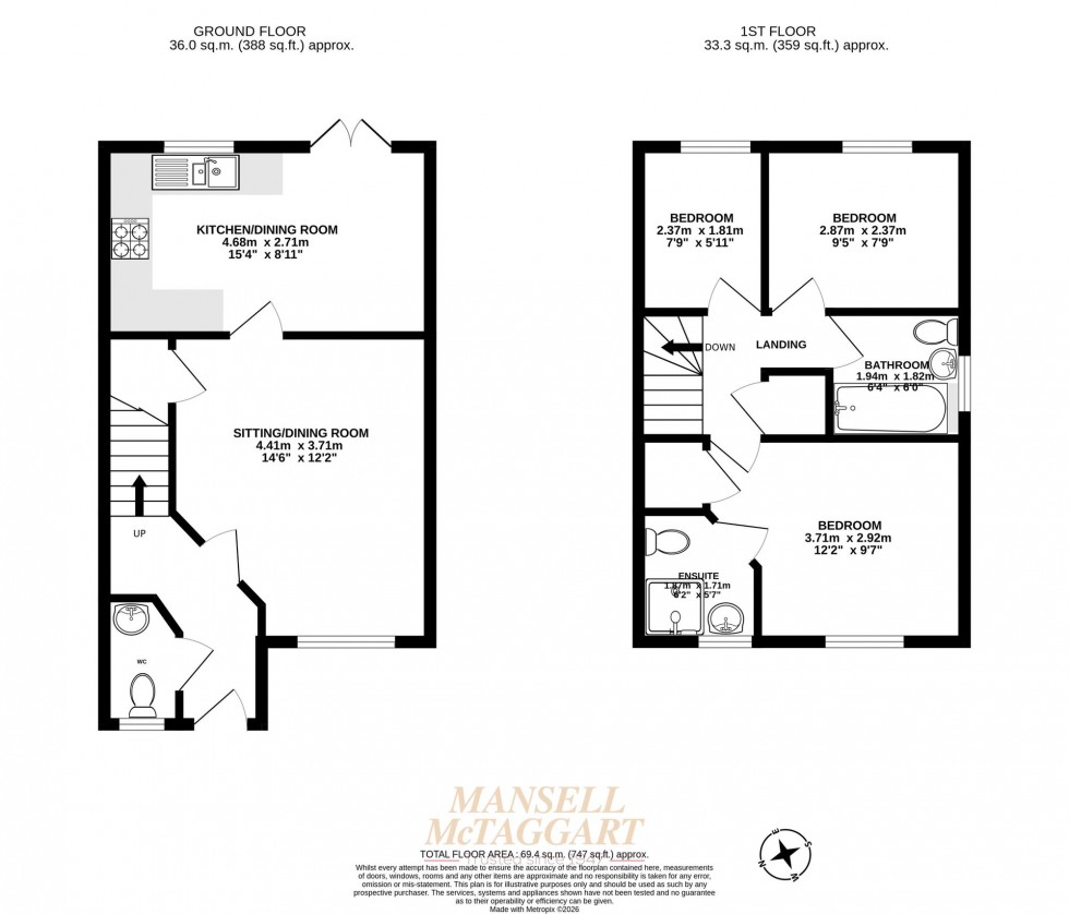 Floorplan for Webber Street, Horley, RH6