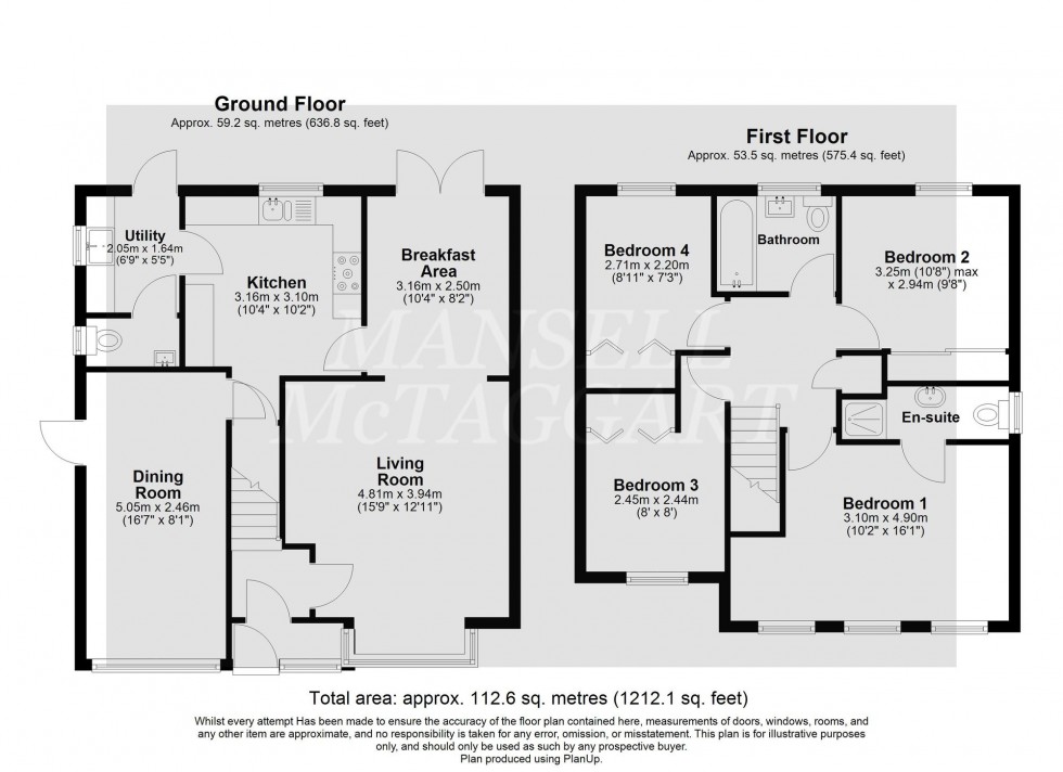Floorplan for Gabriel Road, Maidenbower, RH10