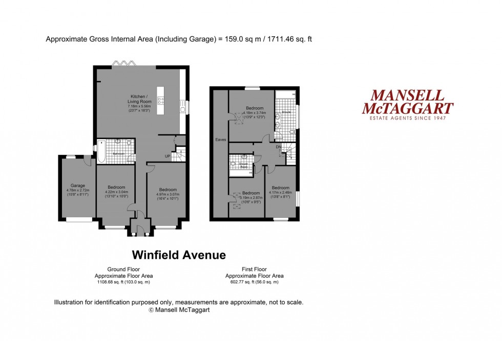 Floorplan for Winfield Avenue, Brighton, BN1