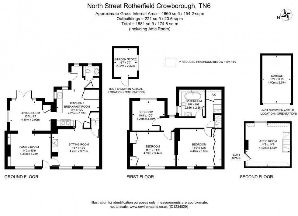 Floorplan for North Street, Rotherfield, TN6