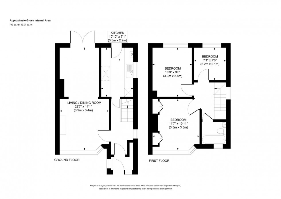 Floorplan for Edward Road, Haywards Heath, RH16