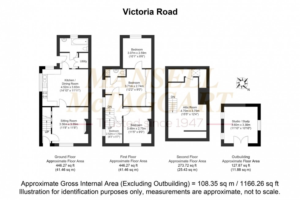 Floorplan for Victoria Road, Mayfield, TN20
