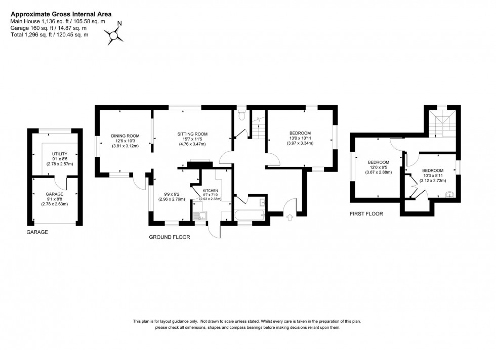 Floorplan for Ashenground Close, Haywards Heath, RH16